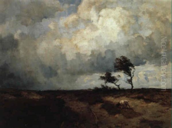 Grote Heide, Kleine Geit Oil Painting by Louis Albert Roessingh