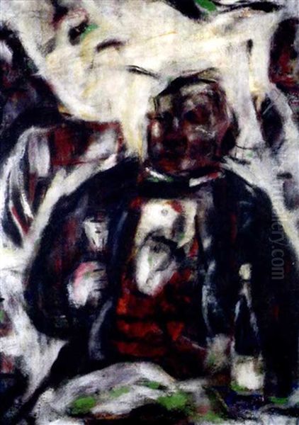 Der Zecher, Or Der Saufer Oil Painting by Christian Rohlfs