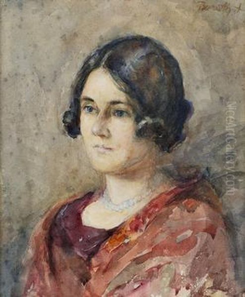Portret Zeny Oil Painting by Andor Boruth