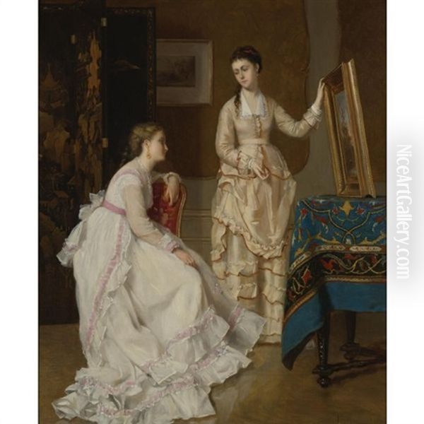 The New Purchase Oil Painting by Albert Roosenboom