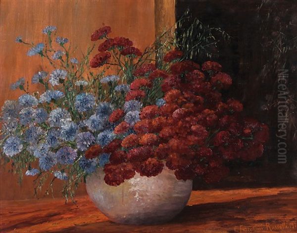 Fiori Decorativi Oil Painting by Emilia Ferrettini Rossotti