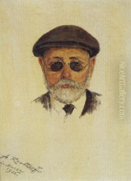 Portrait D'homme Oil Painting by Alexandre Roubtzoff
