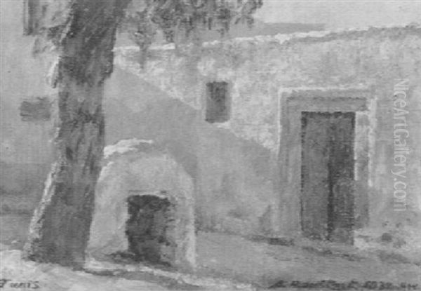 Tunis Oil Painting by Alexandre Roubtzoff