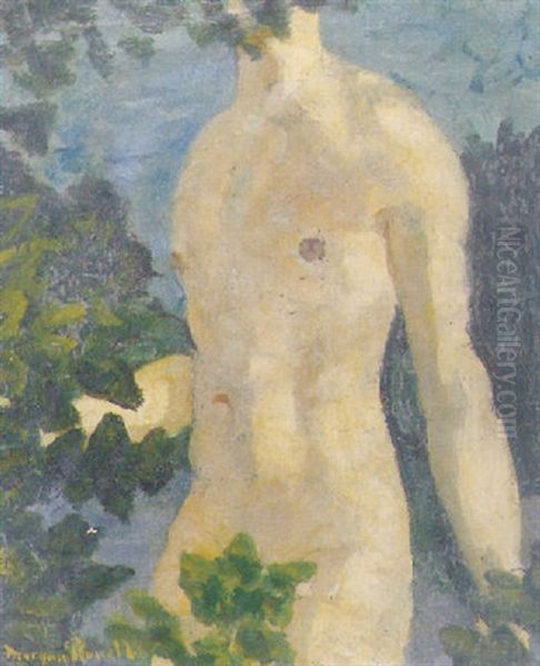 Torso Oil Painting by Morgan Russell