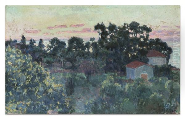 St Clair Oil Painting by Theo van Rysselberghe