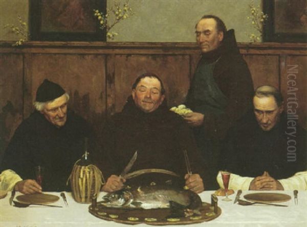 Palm Sunday Oil Painting by Walter Dendy Sadler