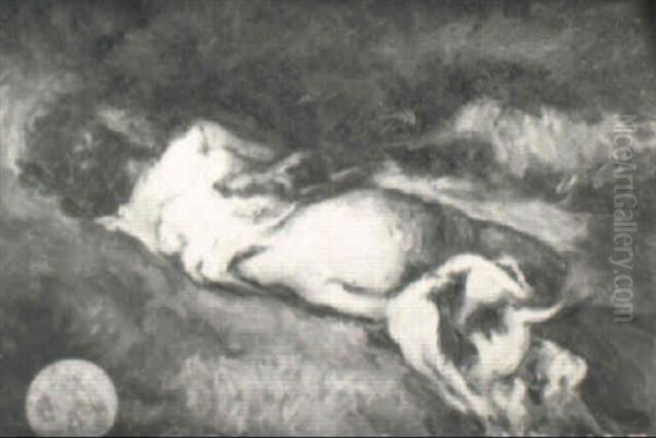 Nino Durmiendo La Siesta Oil Painting by Emilio Sala Frances