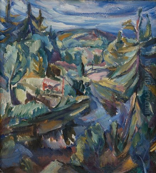 Landscape Oil Painting by Tyko Sallinen