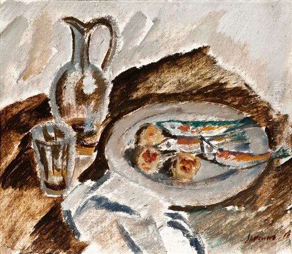 A Still Life Oil Painting by Tyko Sallinen