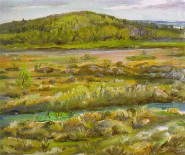 Enontekiosta Oil Painting by Tyko Sallinen