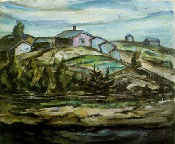 Fran Terhila Oil Painting by Tyko Sallinen