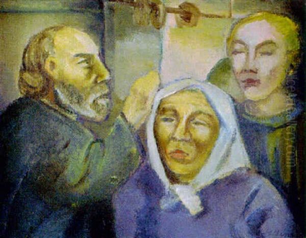 Anna Meille Meidan Jokapaivainen Oil Painting by Tyko Sallinen