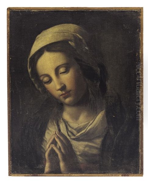 Vergine Orante Oil Painting by Giovanni Battiata Salvi, Il Sassoferrato
