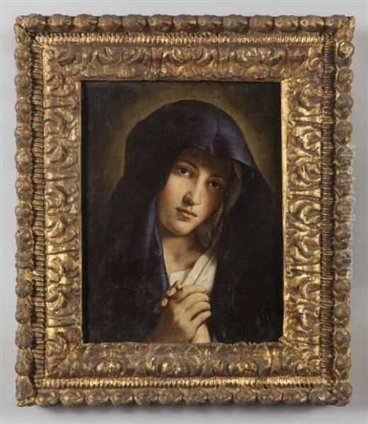 Madonnina Orante Oil Painting by Giovanni Battiata Salvi, Il Sassoferrato
