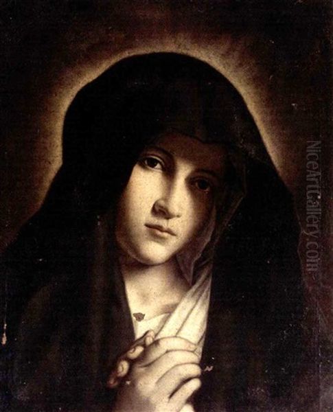 The Madonna At Prayer Oil Painting by Giovanni Battista Salvi (Il Sassoferrato)