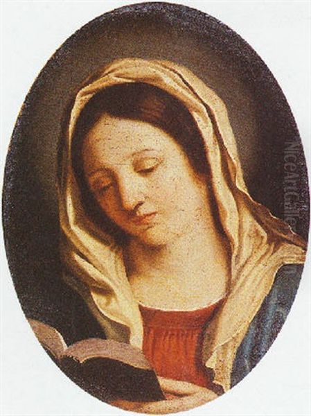 The Virgin Mary Reading Oil Painting by Giovanni Battista Salvi (Il Sassoferrato)
