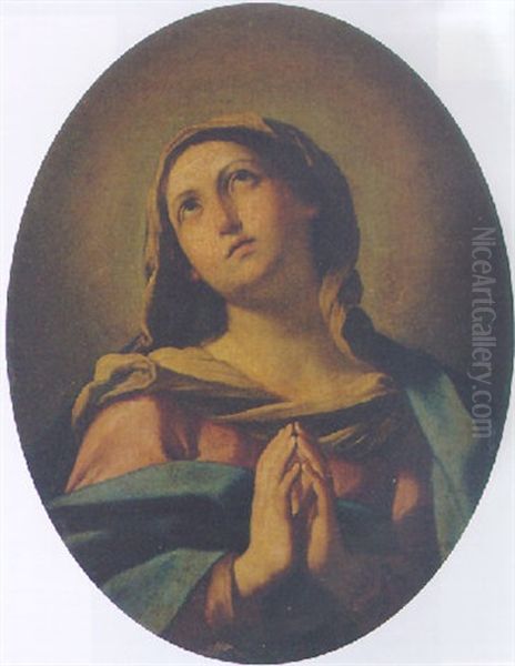 The Virgin At Prayer Oil Painting by Giovanni Battista Salvi (Il Sassoferrato)