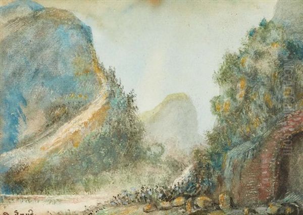 Paysage Oil Painting by George (nee Dupin) Sand