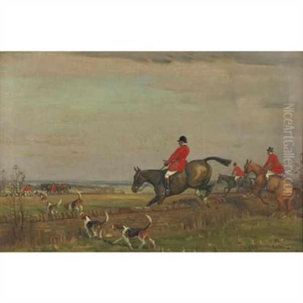 The Last Jump Oil Painting by John Sanderson-Wells