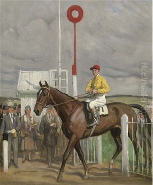 Down To The Start Oil Painting by John Sanderson-Wells