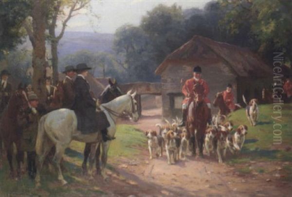 An Early Start Oil Painting by John Sanderson-Wells