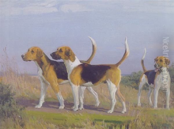 Prize Hounds Of The Zetland Hunt - 