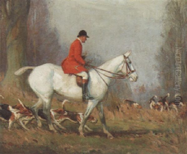 On The Scent Oil Painting by John Sanderson-Wells