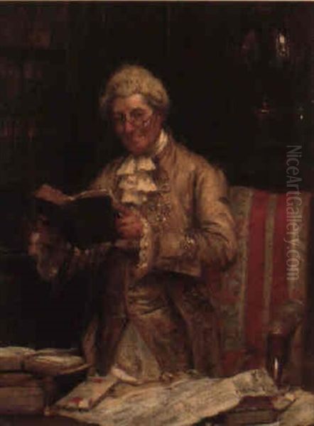 The Advocate Oil Painting by John Sanderson-Wells