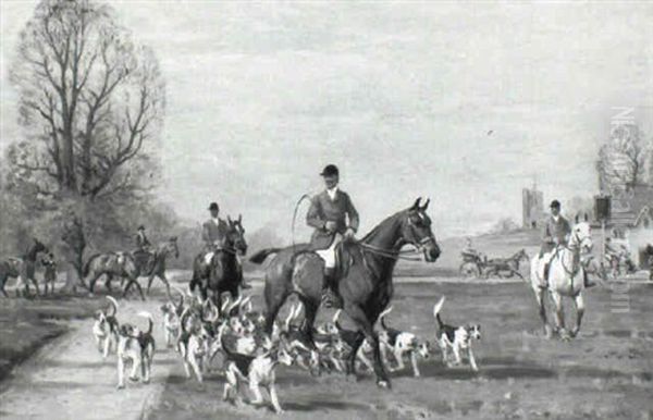 Setting Out Oil Painting by John Sanderson-Wells