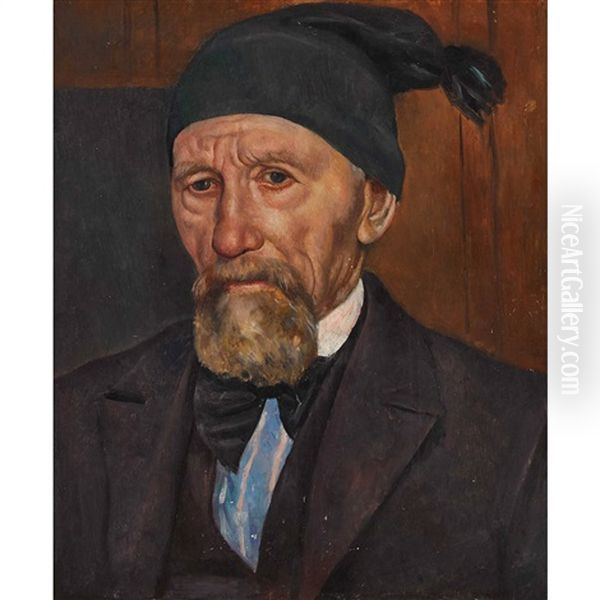 Thurgauer Bauer Oil Painting by Jose Sanz Arizmendi