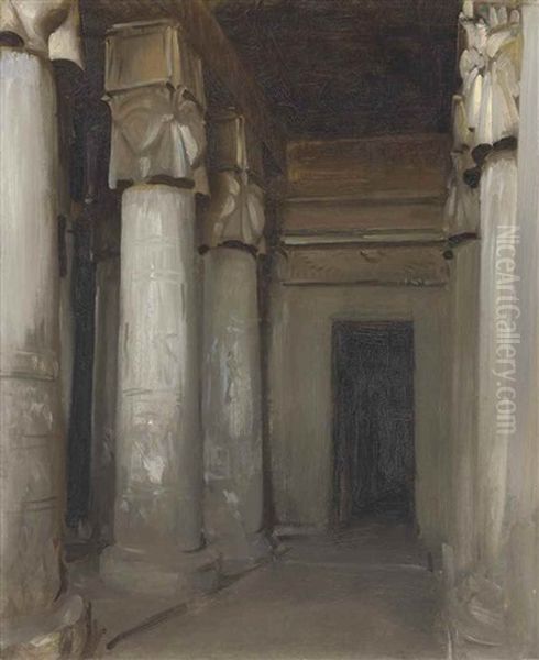The Temple Of Denderah Oil Painting by John Singer Sargent