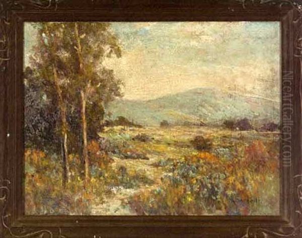 California Mountain Landscape Oil Painting by Herbert Sartelle