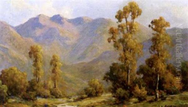 California Mountains Oil Painting by Herbert Sartelle