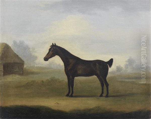 Nickel, In A Landscape Oil Painting by Francis Sartorius the Elder