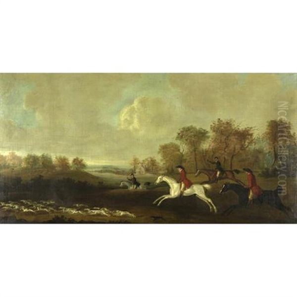 Full Cry Oil Painting by Francis Sartorius the Elder