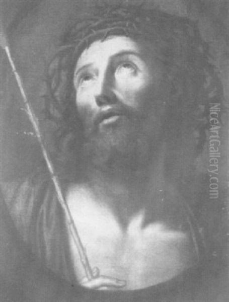 Christ Crowned With Thorns Oil Painting by  Scarsellino