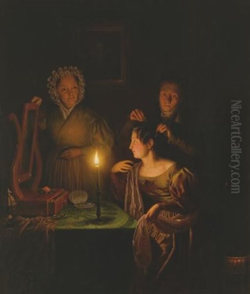Before The Ball Oil Painting by Petrus van Schendel
