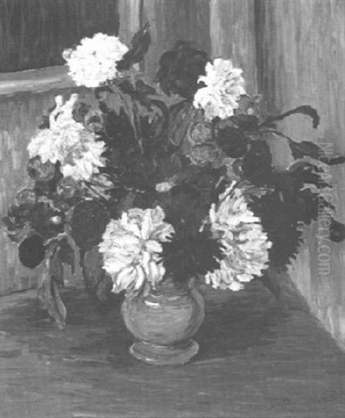 Blumenstilleben Oil Painting by Bertha Schilling