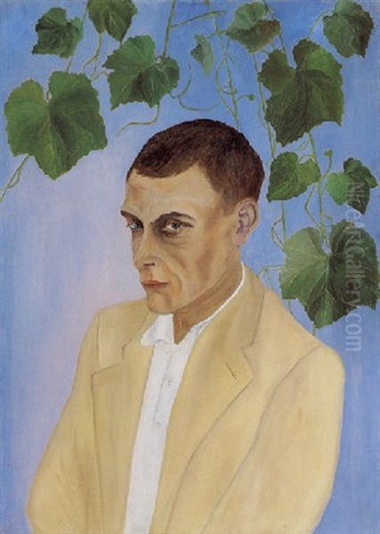 Portrat Richard Masseck Oil Painting by Rudolf Schlichter