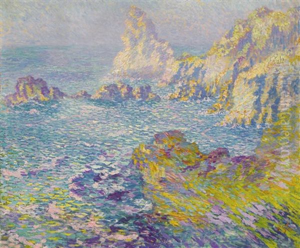 Bord De Mer Oil Painting by Willy Schlobach