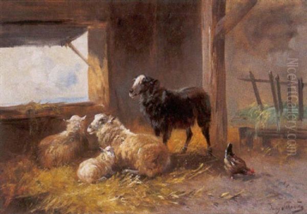 Schapenstal Oil Painting by Henry Schouten