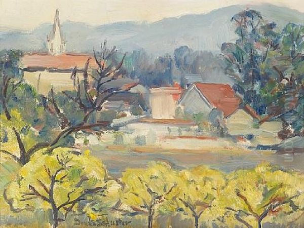 Santa Barbara Oil Painting by Donna N. Schuster