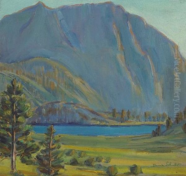 Convict Lake, California Oil Painting by Donna N. Schuster