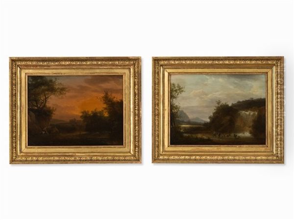 Landscapes Oil Painting by Christian Georg Schuetz the Elder