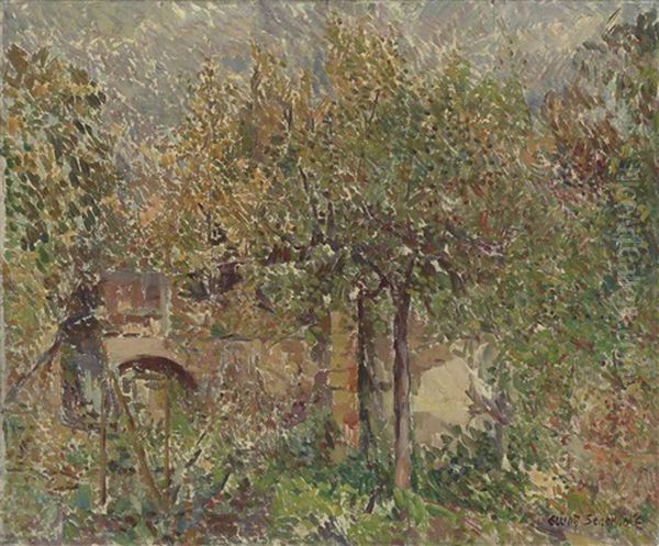 The Mill At Angers Oil Painting by Elliott Seabrooke