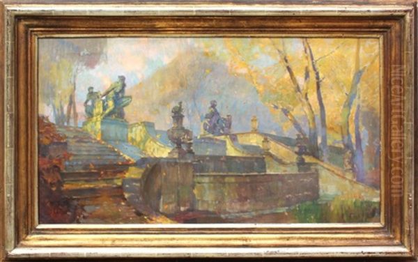 Zamecke Schody Oil Painting by Jaroslav Setelik