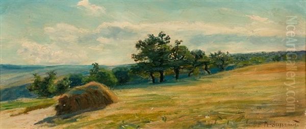 Paysage Oil Painting by Rene Auguste Seyssaud
