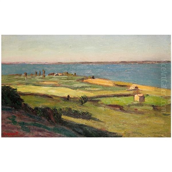 L'etang Par Temps Calme Oil Painting by Rene Auguste Seyssaud