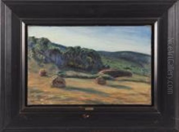 Les Foins Oil Painting by Rene Auguste Seyssaud