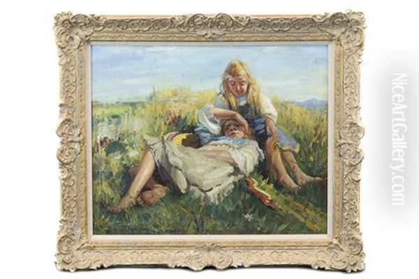 Summer Afternoon Oil Painting by Dorothea Sharp